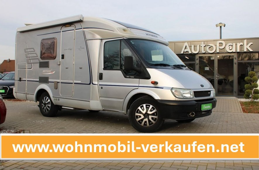 Kürzlich angekauftes Wohnmobil